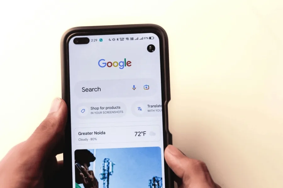 Local HVAC service appearing in Google Maps results