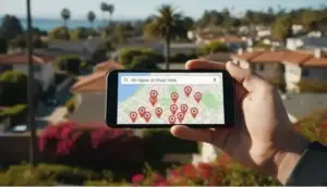 Modern website layout for local home service business